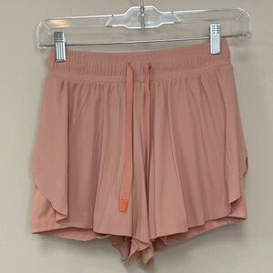 JoyLab: Women's Mid Rise Light Weight Coral Athletic Shorts, Size XS